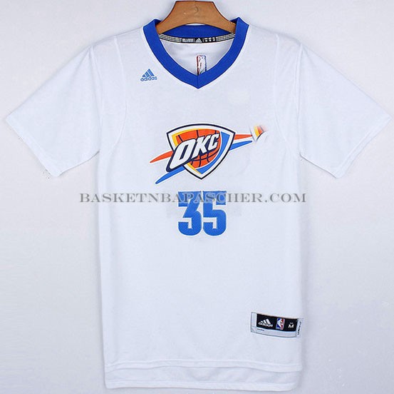Maillot Manche Courte Oklahoma City Thunder Durant Blanc